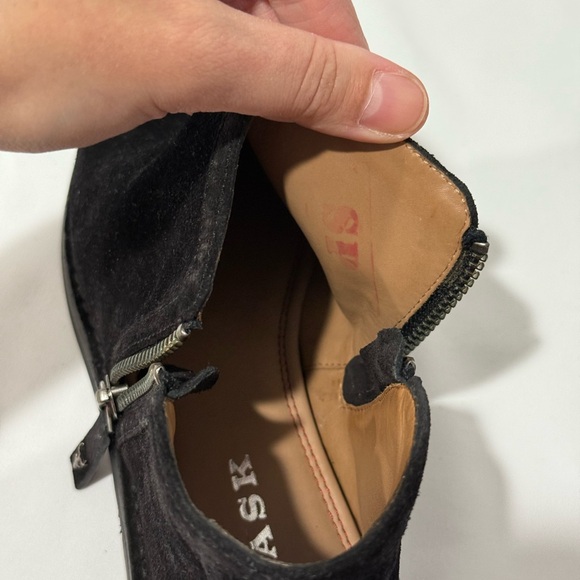 Trask Black Suede Booties - Picture 8 of 8